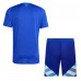 Camisa de time de futebol Argentina Replicas 2º Equipamento Infantil Copa America 2024 Manga Curta (+ Calças curtas)